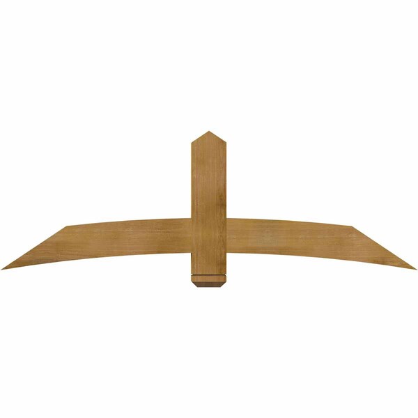 Ekena Millwork Bellingham Rough Sawn Timber Gable Bracket, Western Red Cedar, 72"W x 24"H x 4"D x 6"F, 8/12 Pitch GBW072X24X0406BEL00RWR - main